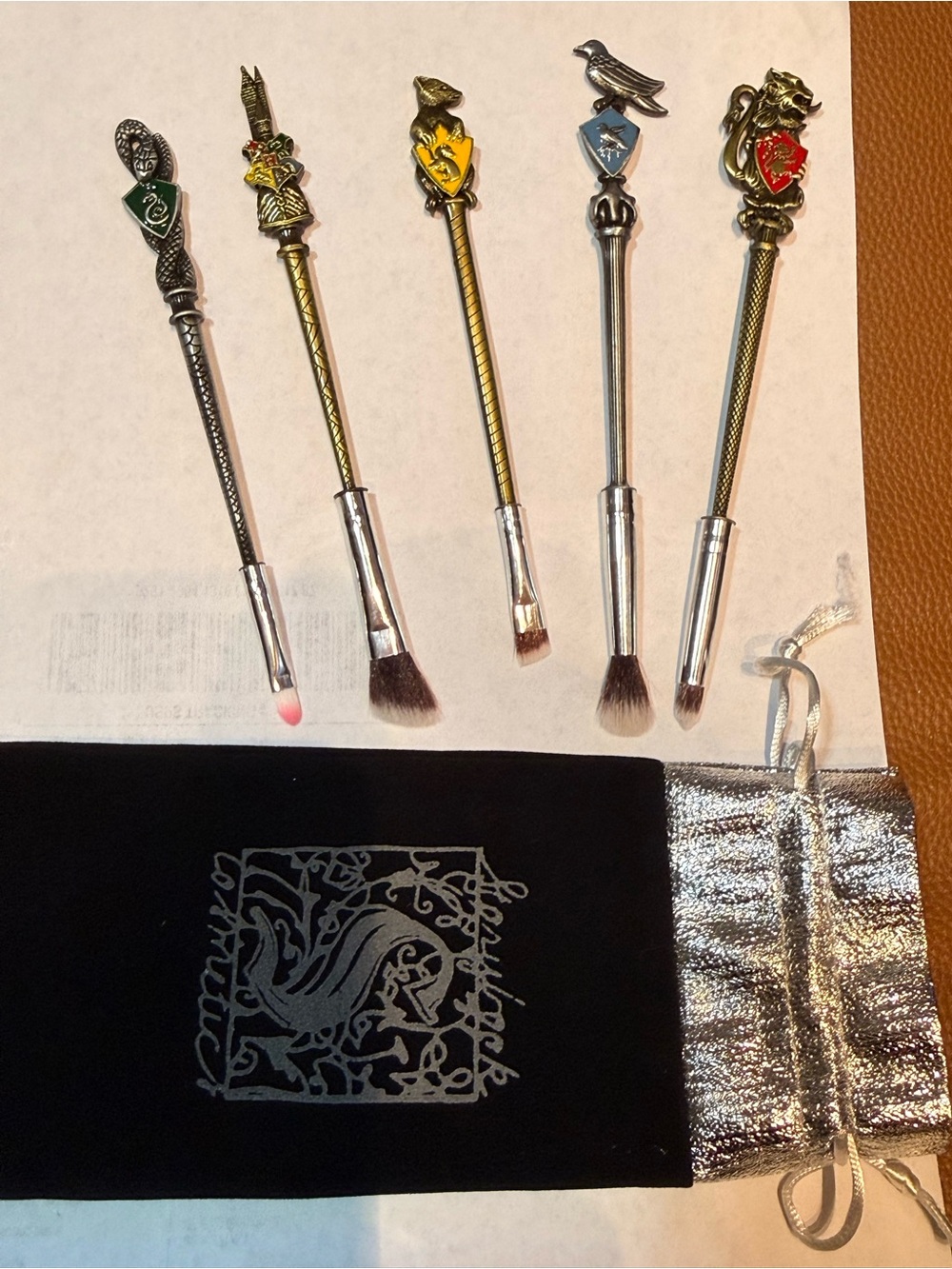 New Harry Potter 5 pc wizard makeup brushes